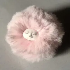 微睡み妖怪 すねこすり 〜魑魅っちゃいの〜 ガチャガチャ　桜　ピンク
