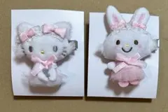 サンリオ　シークレットヘアクリップ