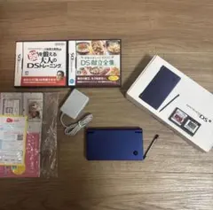 t*中様 Nintendo DSiメタリックブルー＆ソフト2つ＆カセット2つ付き