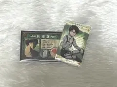 る*ん様 進撃の巨人 リヴァイアッカーマン 兵団証 メタリックカード