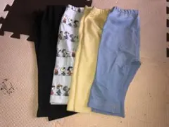 7分丈レギンス　4枚セット　90センチ