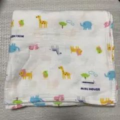 ミキハウス 動物柄おくるみのサムネイル