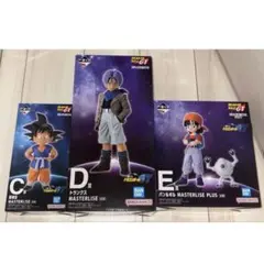 ドラゴンボール 一番くじ GT孫悟空 トランクス パン&ギル 3体セット+α