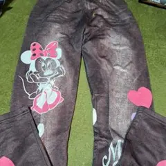 ミニーマウス プリント スパッツ