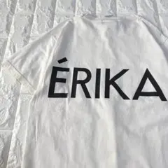 ERIKA CAVALLINI バックロゴTシャツ S ホワイト コットン 半袖のサムネイル