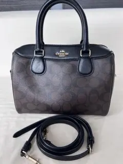 COACH シグネチャー 2way ハンドバッグ ショルダーバッグ