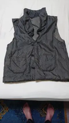 大島紬 リメイク ベスト