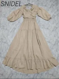 カシュクールロングワンピース SWFO201032 BEG