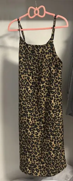 ヒョウ柄ワンピース