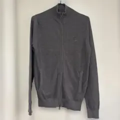 LACOSTE ジップアップ ニット カーディガン