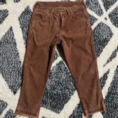 Wrangler ROYALPLAM ダメージ加工 コーデュロイパンツ ブラウン