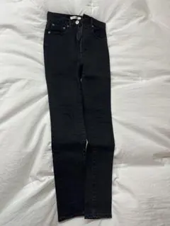 moussy ブラックスキニーデニム