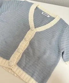 SHEIN 半袖ニットカーディガン