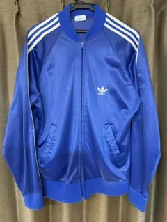80s adidas ジャージ ATP KEYROLAN USA製 ブルー M - メルカリ