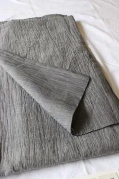 【美品】夏物 小千谷ちぢみ 本麻100％ 身丈171 裄丈 71 縦縞 小千谷縮 美品】夏物 小千谷ちぢみ 本麻100％ 身丈171 裄丈 71 縦縞 小千谷縮