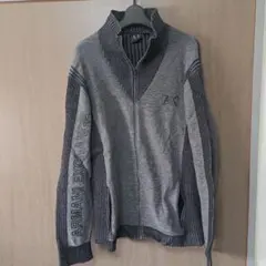 【HM様専用】Armani Exchange ジップアップセーター グレー