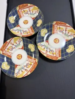【新品】和風デザイン 小皿☆醤油皿3枚セット☆