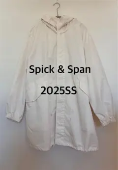美品　Spick & Span P/Ny 撥水スノーカモパーカーコート 　38