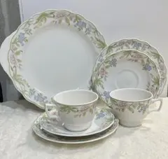 【希少】ロイヤルドルトン サドベリー トリオセット＆大皿 豪華7点セット 英国製