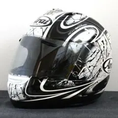 ANSWERオフロードバイクフルフェイスヘルメット ストライプ柄 - メルカリ