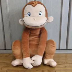 おさるのジョージ お座りBIGぬいぐるみ 2018