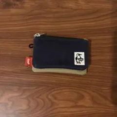 CHUMS コインケース ネイビー/ベージュ