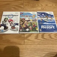 Wii マリオカート　マリオパーティ8 Wiiスポーツ