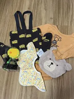 ベビー服　スタイセット（おまけ付き）+靴下+半袖