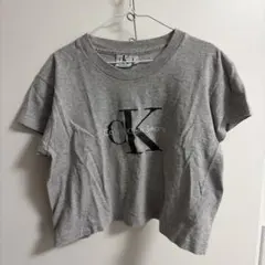 Calvin Klein Jeans クロップドTシャツ グレー