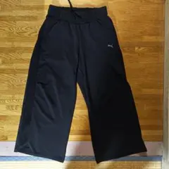 プーマワイドパンツブラックS