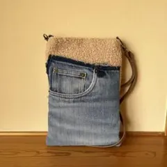 デニムリメイクショルダーバッグ