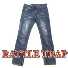 RATTLE TRAP ダメージデニム ／ブルージーンズ　Sのサムネイル
