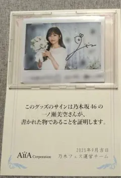 乃木フェス 池田瑛紗 直筆サイン入り チェキ 乃木坂46 - メルカリ