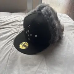 【極美品】new eraドッグイヤー ファーキャップ フライトキャップのサムネイル