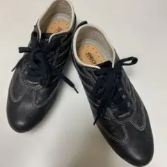 【お値下げ】美品 GEOX RESPIRAレザースニーカー 35 約22.5㎝