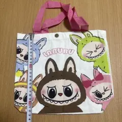 LABUBU キャラクターキャンバスバッグ