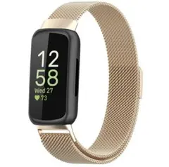 Fitbit Inspire3 替えバンド ステンレスベルトマグネット式