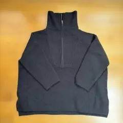 ジャーナルスタンダード★ジップアップニット黒