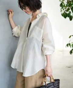FREAK'S STOREシアーワッシャービッグロングスリーブシャツのサムネイル