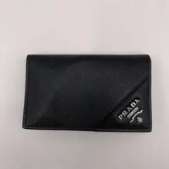PRADA カードケース　名刺入れ　ブラック　ネロ　2MC122 ロゴ　シルバーのサムネイル