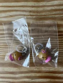 ハローキティ めじるしアクセサリー 日焼け 2個セット サンリオ ガチャ