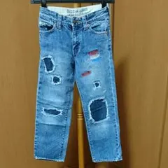 OIL CLOTHING SERVICE オイル ダメージ デニム  120のサムネイル