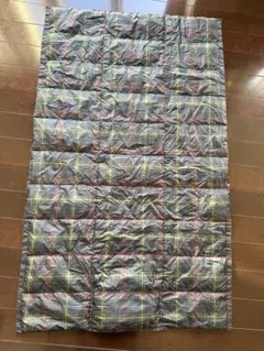 無印　ダウン　ひざ掛け コンパクト ブランケット