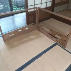 茶道具 京間用 風炉先屏風 あじろと利休梅のリバーシブル - メルカリ