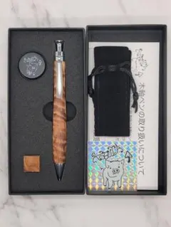 476 超極上 本花梨 瘤杢 木軸シャーペン 木軸ボールペン 476 超極上