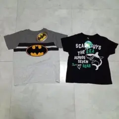 新品 キッズ 半袖 2枚セット バットマン Tシャツ キッズ 110 120