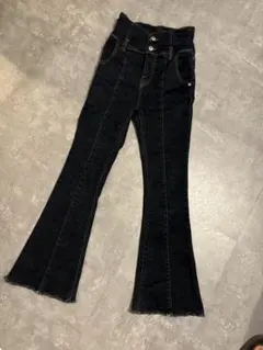 ROYAL PARTY ハイウエストフレアジーンズ