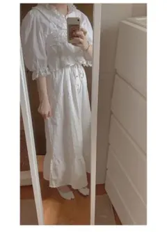 古着 vintageキャミ フリルワンピース