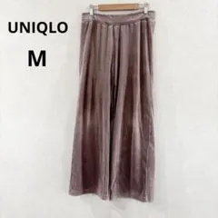 UNIQLO ユニクロ　ベロアパンツ　ロングパンツ　Mサイズ