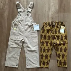 ポケモンサロペット　オーバーオール　くまパンツ